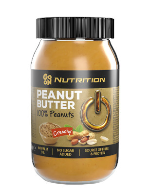 GO ON PEANUT BUTTER CREAMY 100% - 900g crunch