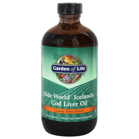 GARDEN OF LIFE OLDE WORLD ICE. COD LIVER OIL-236ml