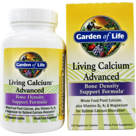 GARDEN OF LIFE LIVING CALCIUM ADVANCED - 120 kaps