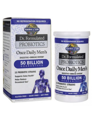 GARDEN OF LIFE PROBIOTICS ONCEDAILY MEN'S 30 kap