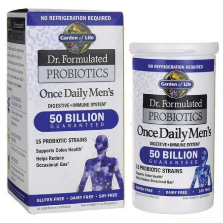 GARDEN OF LIFE PROBIOTICS ONCEDAILY MEN'S 30 kap
