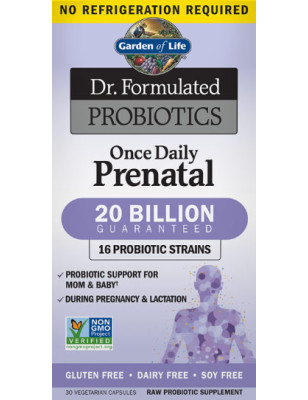 GARDEN OF LIFE PROBIOTICS ONCEDAILY PRENATAL 30kap