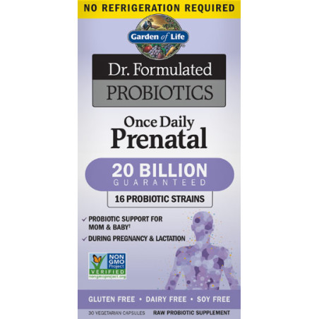 GARDEN OF LIFE PROBIOTICS ONCEDAILY PRENATAL 30kap