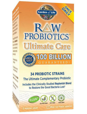 GARDEN OF LIFE RAW PROBIOTICS ULTIMATE CARE 30kaps