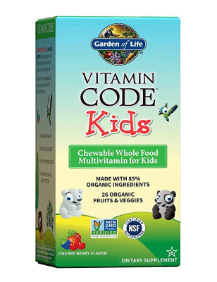 GARDEN OF LIFE VITAMIN CODE KIDS 60 chewable bears