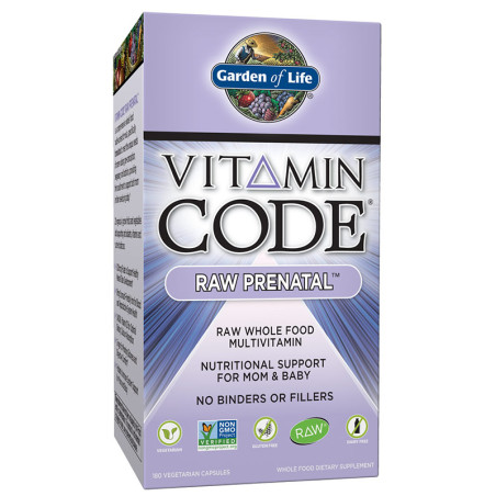 GARDEN OF LIFE VITAMIN CODE RAW PRENATAL 180kaps