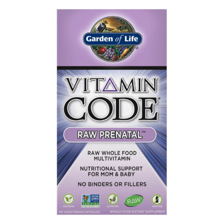 GARDEN OF LIFE VITAMIN CODE RAW PRENATAL 90kaps