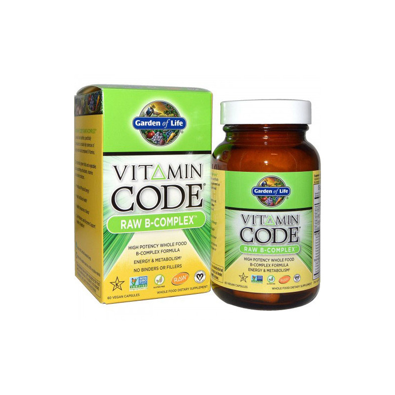GARDEN OF LIFE VITAMIN CODE RAW B-COMPLEX-120kaps