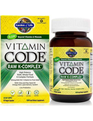 GARDEN OF LIFE VITAMIN CODE RAW K-COMPLEX-60kaps