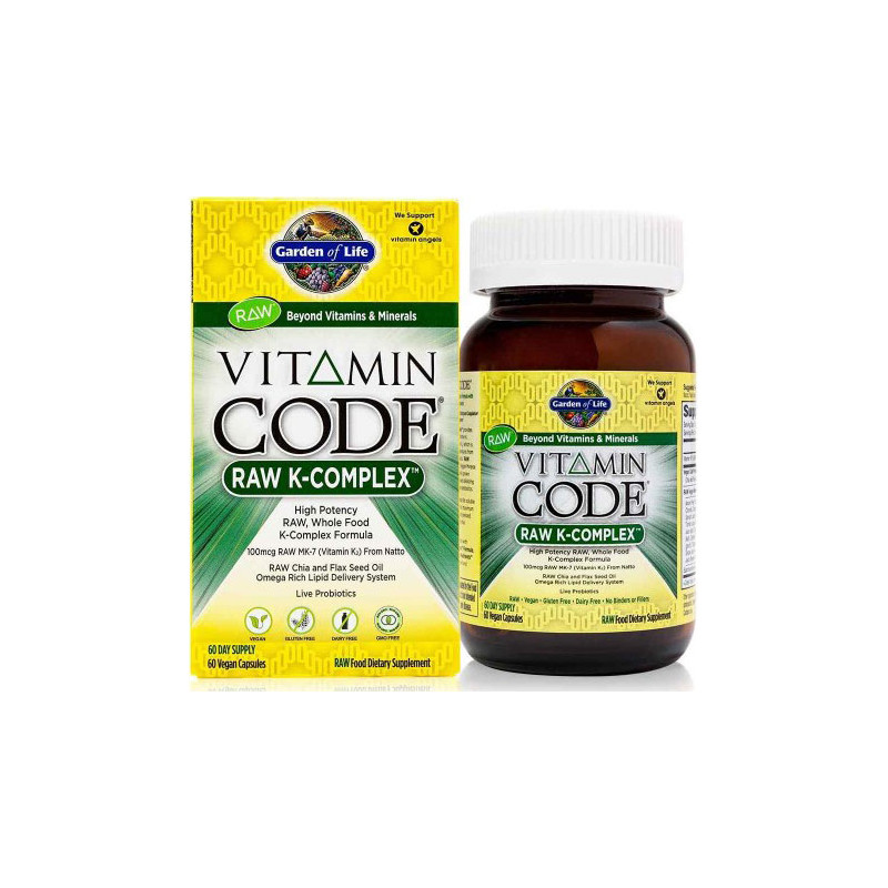 GARDEN OF LIFE VITAMIN CODE RAW K-COMPLEX-60kaps GARDEN OF LIFE VITAMIN CODE RAW K-COMPLEX-60kaps