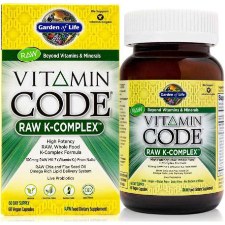 GARDEN OF LIFE VITAMIN CODE RAW K-COMPLEX-60kaps