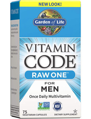 GARDEN OF LIFE VITAMIN CODE RAW FOR MEN-75 kaps