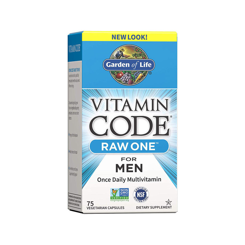 GARDEN OF LIFE VITAMIN CODE RAW FOR MEN-75 kaps
