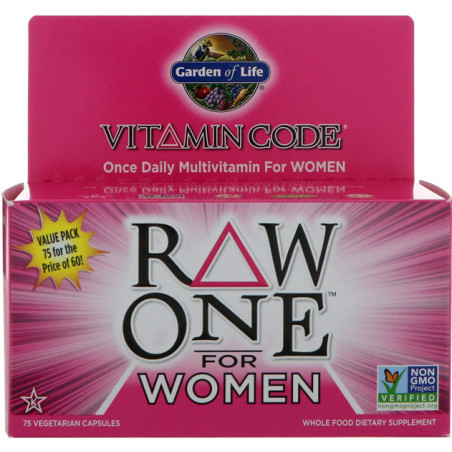 GARDEN OF LIFE VITAMIN CODE RAW FOR WOMEN-75 kaps