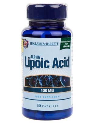 HOLLAND-BARRETT ALPHA LIPOIC ACID 100mg-60kaps