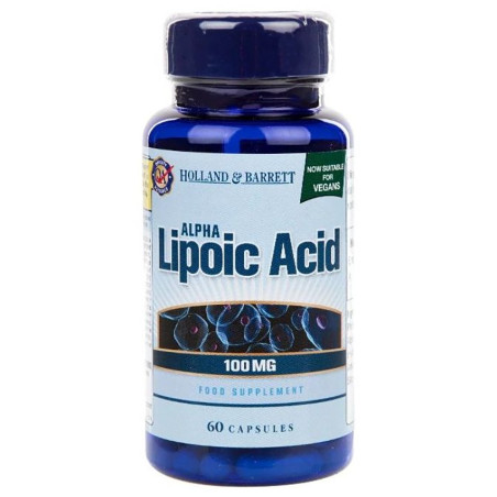 HOLLAND-BARRETT ALPHA LIPOIC ACID 100mg-60kaps