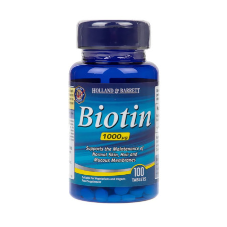 HOLLAND-BARRETT BIOTIN 1000 mcg - 100tabl