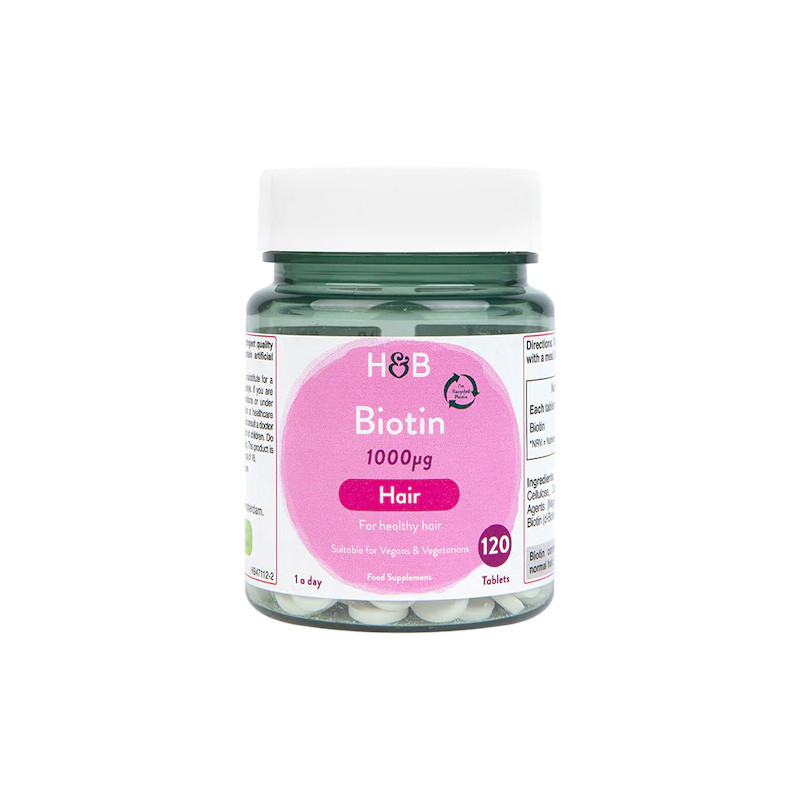HOLLAND-BARRETT BIOTIN 1000mcg - 120tabl HOLLAND-BARRETT BIOTIN 1000mcg - 120tabl