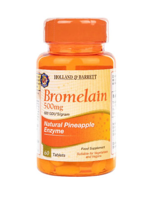 HOLLAND-BARRETT BROMELAIN 500mg - 60tabl