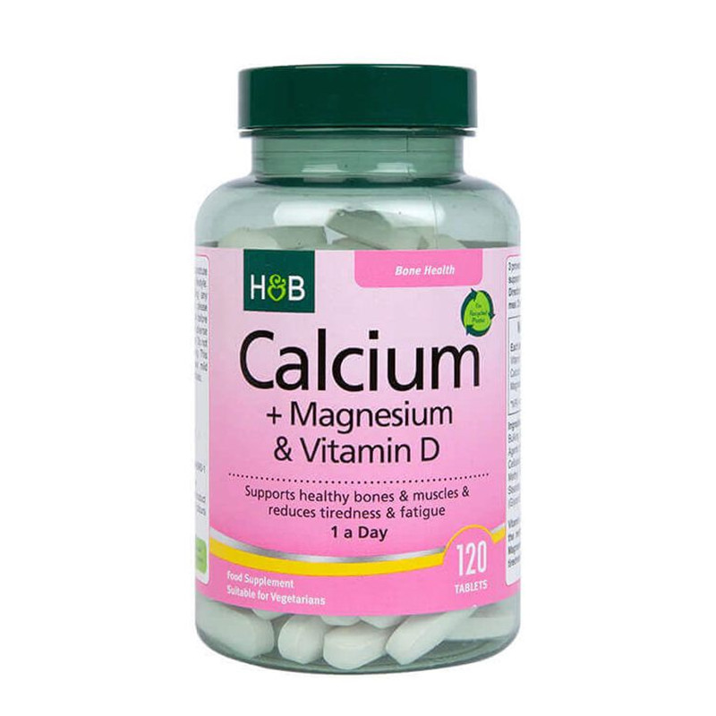 HOLLAND-BARRETT CALCIUM+MAGNESIUM & VIT.D-120tabl  HOLLAND-BARRETT CALCIUM+MAGNESIUM & VIT.D-120tabl