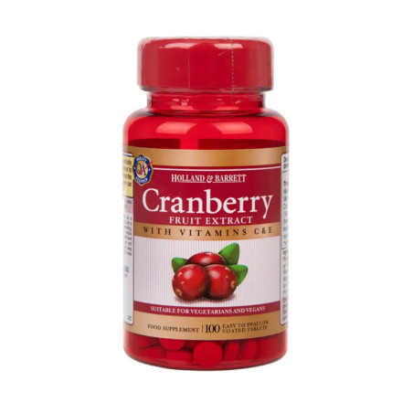 HOLLAND-BARRETT CRANBERRY FRUIT EXTRACT - 100tabl
