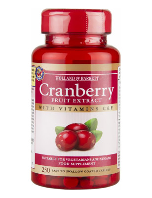 HOLLAND-BARRETT CRANBERRY FRUIT EXTRACT - 250tabl