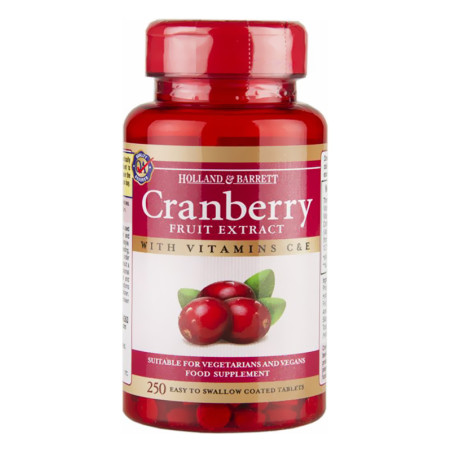 HOLLAND-BARRETT CRANBERRY FRUIT EXTRACT - 250tabl