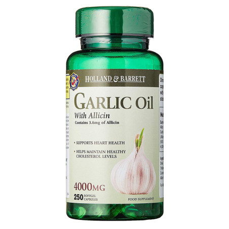 HOLLAND-BARRETT GARLIC OIL WITH ALLICIN 2000mg-250