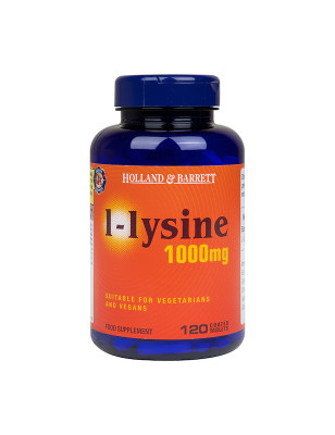 HOLLAND-BARRETT L-LYSINE 1000mg - 120caplets
