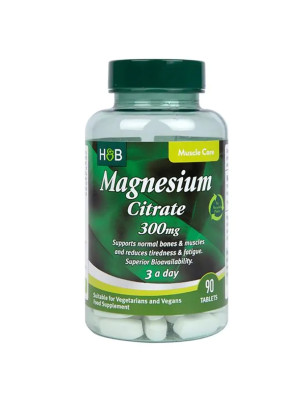 HOLLAND-BARRETT MAGNESIUM CITRATE 300mg-90tabl