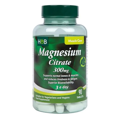 HOLLAND-BARRETT MAGNESIUM CITRATE 300mg-90tabl