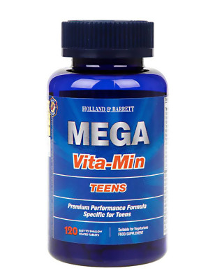 HOLLAND-BARRETT MEGA VITAMIN TEENS - 120tabl