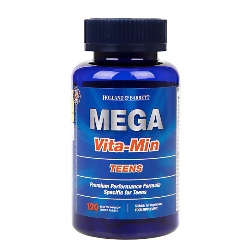 HOLLAND-BARRETT MEGA VITAMIN TEENS - 120tabl HOLLAND-BARRETT MEGA VITAMIN TEENS - 120tabl