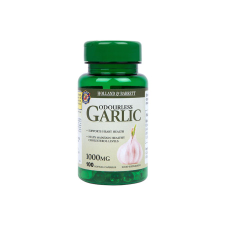HOLLAND-BARRETT ODOURLESS GARLIC 1000mg - 100kaps