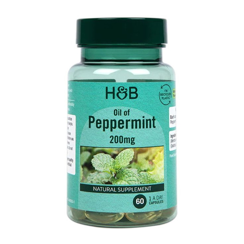 HOLLAND-BARRETT OIL OF PEPPERMINT 200mg-60kaps HOLLAND-BARRETT OIL OF PEPPERMINT 200mg-60kaps