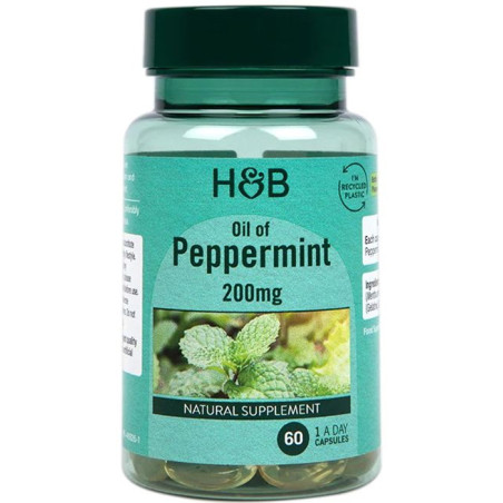 HOLLAND-BARRETT OIL OF PEPPERMINT 200mg-60kaps