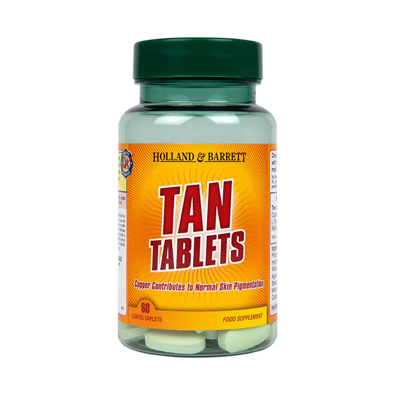 HOLLAND-BARRETT TAN TABLETS - 60caplets