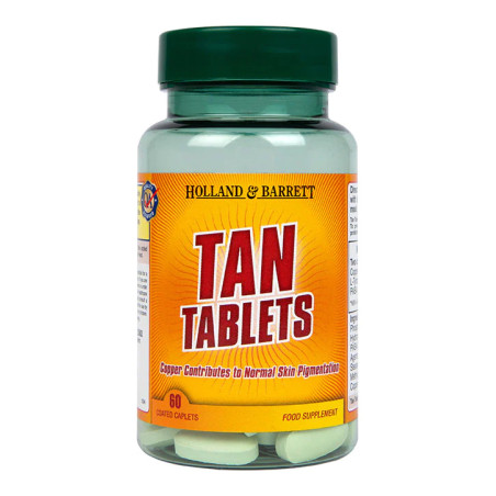 HOLLAND-BARRETT TAN TABLETS - 60caplets