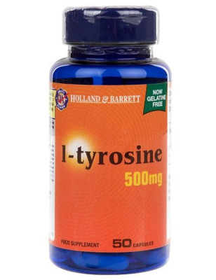 HOLLAND-BARRETT L-TYROSINE 500mg - 50kaps