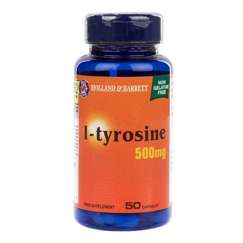 HOLLAND-BARRETT L-TYROSINE 500mg - 50kaps HOLLAND-BARRETT L-TYROSINE 500mg - 50kaps
