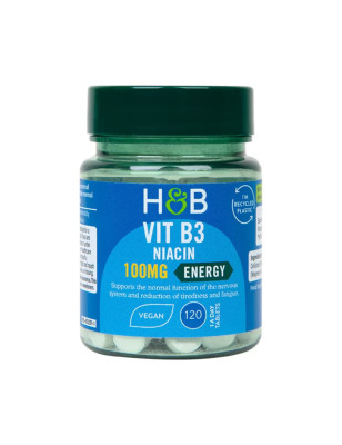 HOLLAND-BARRETT VIT B3 100mg - 120tab 