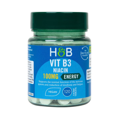 HOLLAND-BARRETT VIT B3 100mg - 120tab 