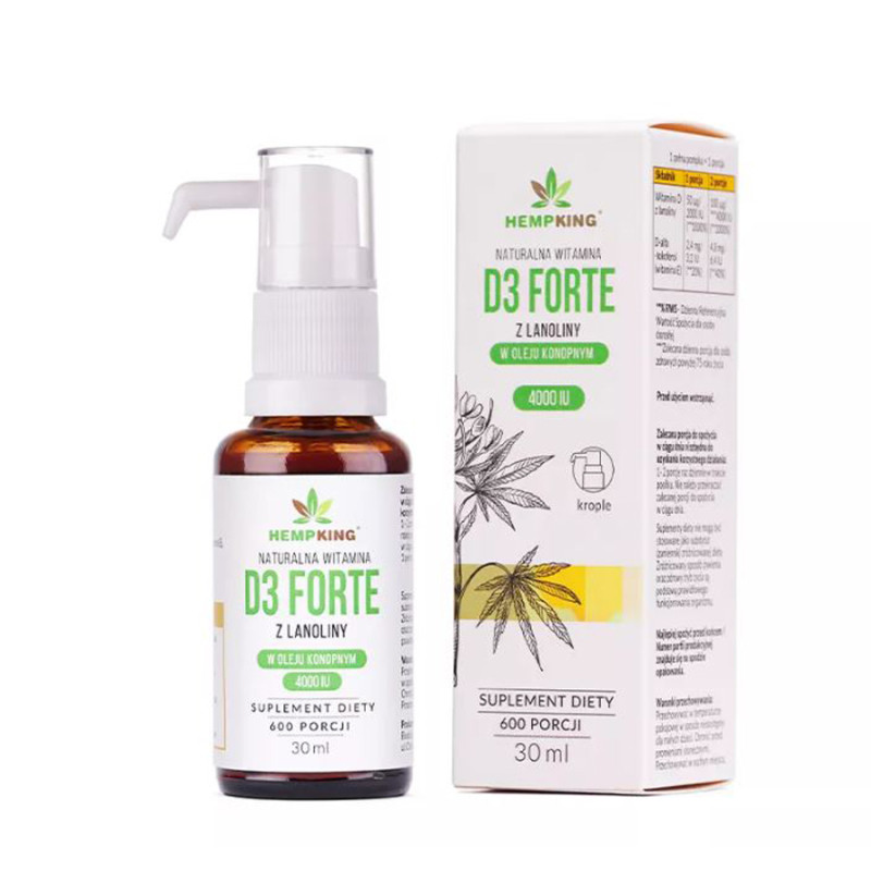 Hemp King WITAMINA D3 FORTE - 30 ml Hemp King WITAMINA D3 FORTE - 30 ml