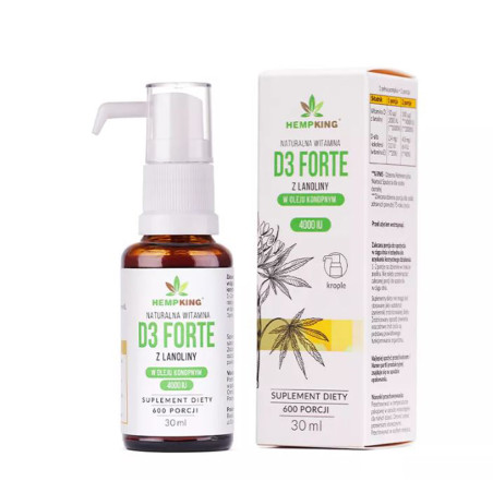 Hemp King WITAMINA D3 FORTE - 30 ml