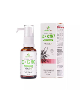 Hemp King WITAMINA D3+K2MK7 - 30 ml
