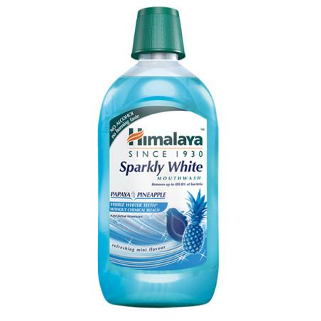 HIMALAYA SPARKY WHITE PŁYN DO JAMY USTNEJ 450ml
