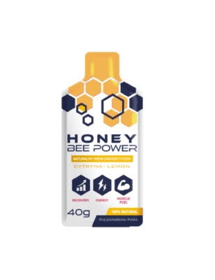HONEY BEE POWER ŻEL ENERGETYCZNY 40 g cytryna