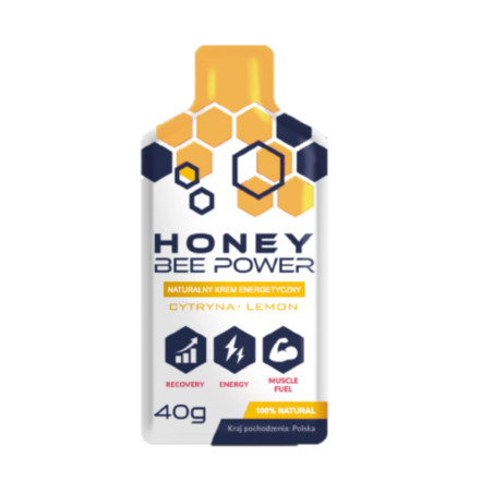 HONEY BEE POWER ŻEL ENERGETYCZNY 40 g cytryna