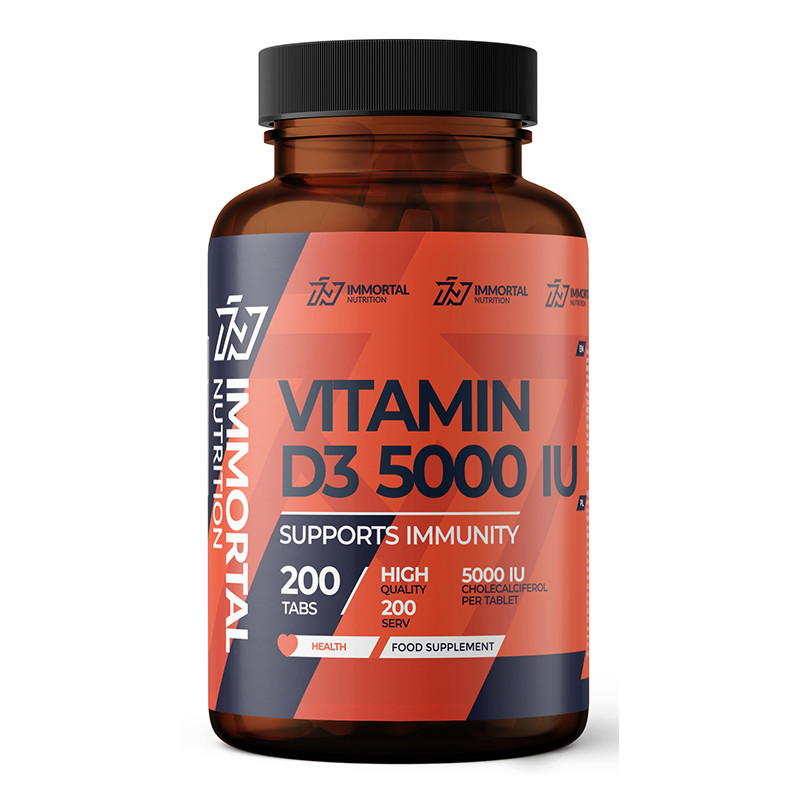 IMMORTAL VITAMIN D3 5000IU 200tabl IMMORTAL VITAMIN D3 5000IU 200tabl