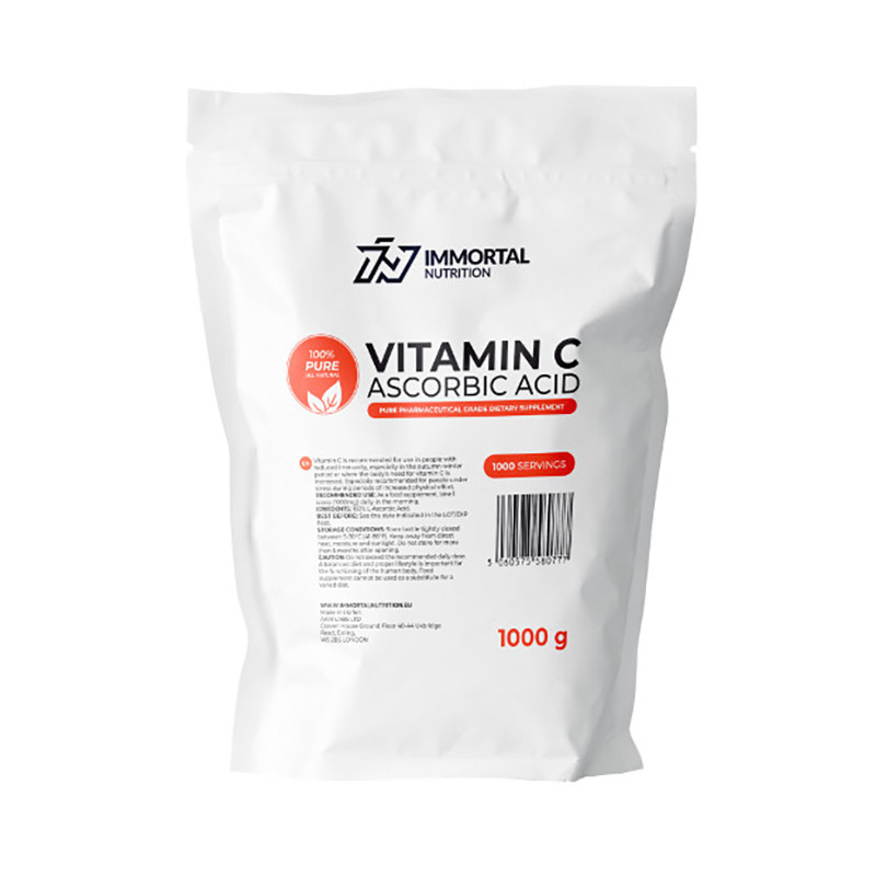IMMORTAL WITAMINA C W PROSZKU 1000g IMMORTAL WITAMINA C W PROSZKU 1000g